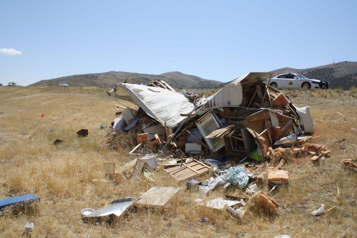 Ogden woman, two dogs die after Friday rollover crash in northern Box